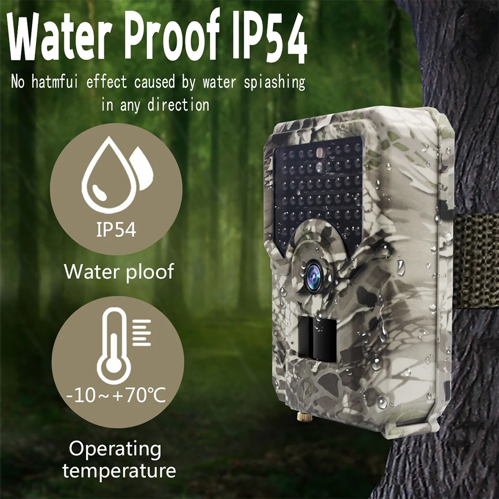 PR200 PRO Hunting Camera Trail 1080P Wildlife Monitoring Outdoor 16MP Photo Trap for security Infrared Sensors Night View
PR200 PRO Hunting Camera Trail 1080P Wildlife Monitoring Outdoor 16MP Photo Trap for security Infrared Sensors Night View