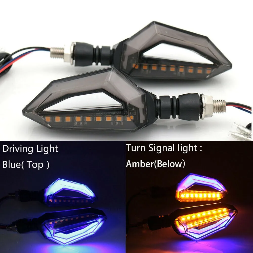 Universal LED Motorcycle Turn Signal Light 12v IP68 Waterproof Amber Blue Flasher Indicator Blinker Rear Lights Lamp Accessories
Universal LED Motorcycle Turn Signal Light 12v IP68 Waterproof Amber Blue Flasher Indicator Blinker Rear Lights Lamp Accessories