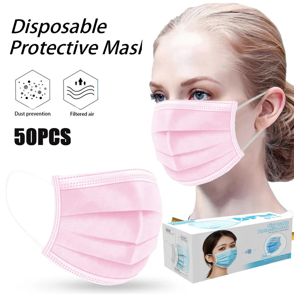 50PCS Anti Dust 3 Layer Mouth Cover Face Mask Outdoor Cycling Biker Bicycle Protection Mascarillas Breathable Adjustable
50PCS Anti Dust 3 Layer Mouth Cover Face Mask Outdoor Cycling Biker Bicycle Protection Mascarillas Breathable Adjustable