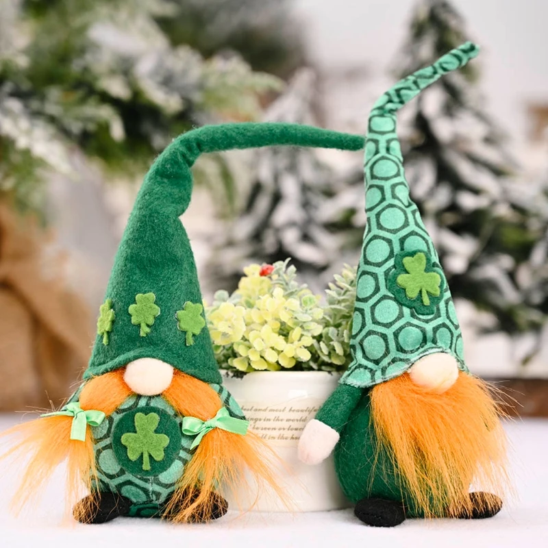 Irish March Festiva Day Gnome Leprechaun Shamrock Handmade Swedish Tomte Plush Toys Doll Household Ornaments
Irish March Festiva Day Gnome Leprechaun Shamrock Handmade Swedish Tomte Plush Toys Doll Household Ornaments