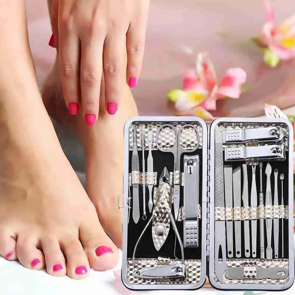 Scissors Nail Clippers Set Nail File Dead Skin Pliers Grooming Knife Tools Manicure Pedicure Tweezers Nail Kits Trimmer Cut C4P7
Scissors Nail Clippers Set Nail File Dead Skin Pliers Grooming Knife Tools Manicure Pedicure Tweezers Nail Kits Trimmer Cut C4P7
