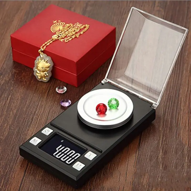 10/20/30/50g/100g 0.001g High Precision LCD Digital Jewelry Scales Lab Weight Scale Medicinal Portable Mini Electronic Balance
10/20/30/50g/100g 0.001g High Precision LCD Digital Jewelry Scales Lab Weight Scale Medicinal Portable Mini Electronic Balance
