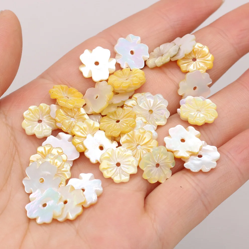 4pcs Exquisite Yellow Shell Beads Natural Freshwater Shell Loose Beads for Making Jewelry Necklace Accessories Size 12x12mm
4pcs Exquisite Yellow Shell Beads Natural Freshwater Shell Loose Beads for Making Jewelry Necklace Accessories Size 12x12mm
