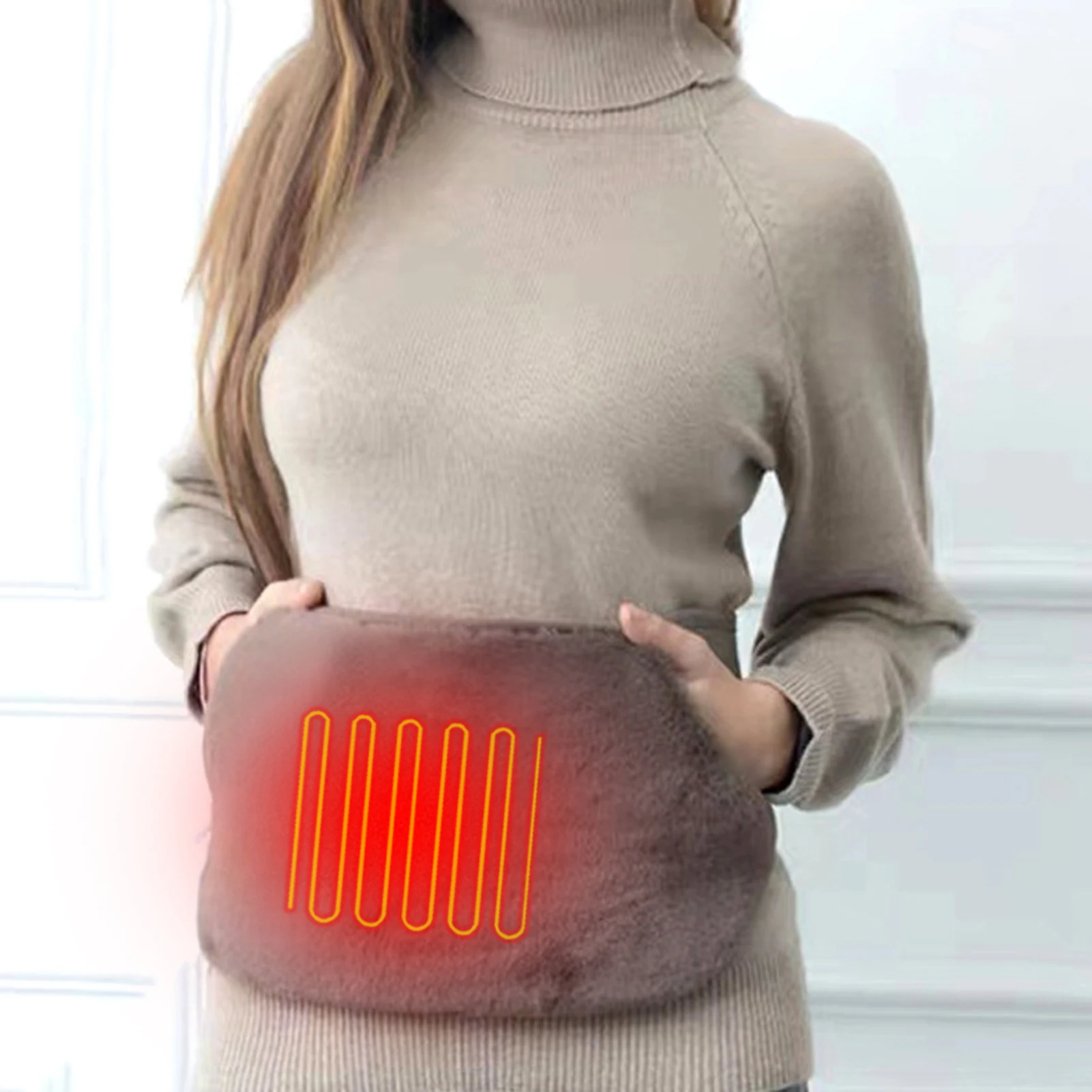 Нагревательный пояс с регулируемой талией USB электрическое нагревание