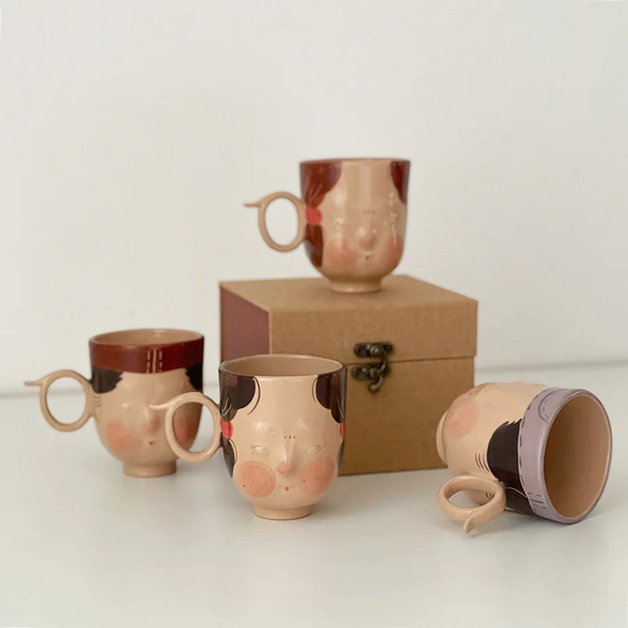 Chinese Ceramic Tea Mug Tranditional Coffee Cup Creative Handmade Classical Style Long Distance Relationship Gifts Milk Mugs
Chinese Ceramic Tea Mug Tranditional Coffee Cup Creative Handmade Classical Style Long Distance Relationship Gifts Milk Mugs