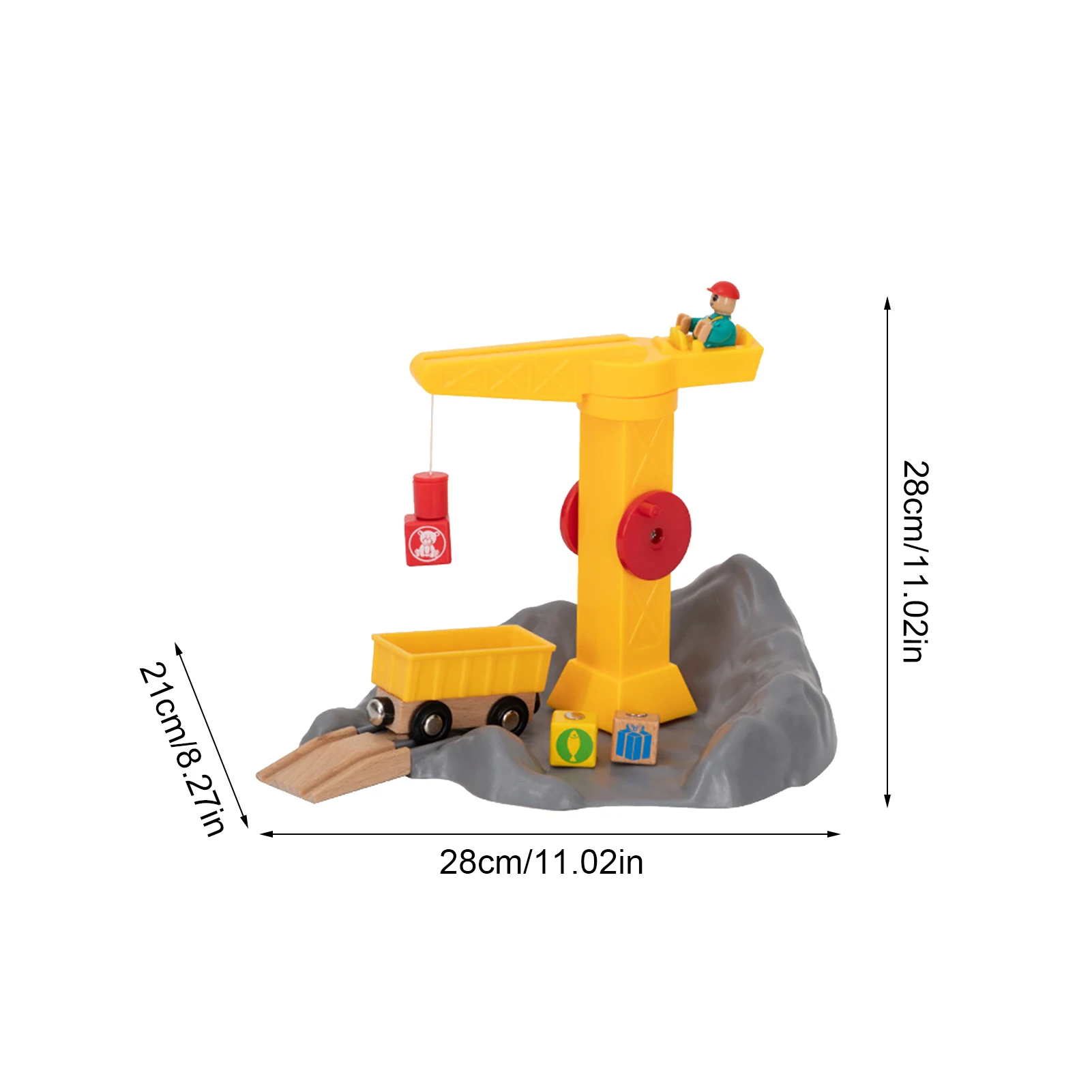 Wooden Track Toys For Children Construction Crane Magnetic Truck Compatible With Wooden Track Toy For Kids Boys New Year Gift
Wooden Track Toys For Children Construction Crane Magnetic Truck Compatible With Wooden Track Toy For Kids Boys New Year Gift