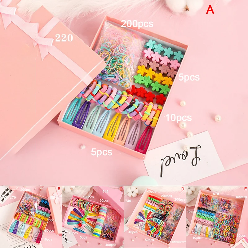 220/270/565/730pcs Hair Clip Set Cute Hair Accessories Girls Multicolor Headwear Hairpins Hair Band Elastic Headdress Gift
220/270/565/730pcs Hair Clip Set Cute Hair Accessories Girls Multicolor Headwear Hairpins Hair Band Elastic Headdress Gift
