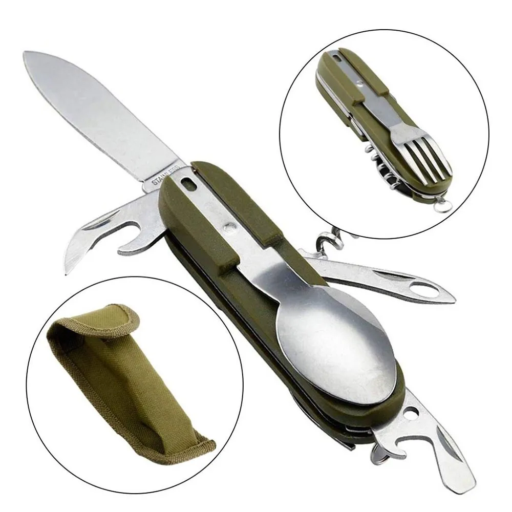 8pcs/Set Multi Tool Portable Picnic Outdoor Camp Spoon Fold Spork Fork Flatware Tableware Knife Cutlery Bottle Can Opener
8pcs/Set Multi Tool Portable Picnic Outdoor Camp Spoon Fold Spork Fork Flatware Tableware Knife Cutlery Bottle Can Opener