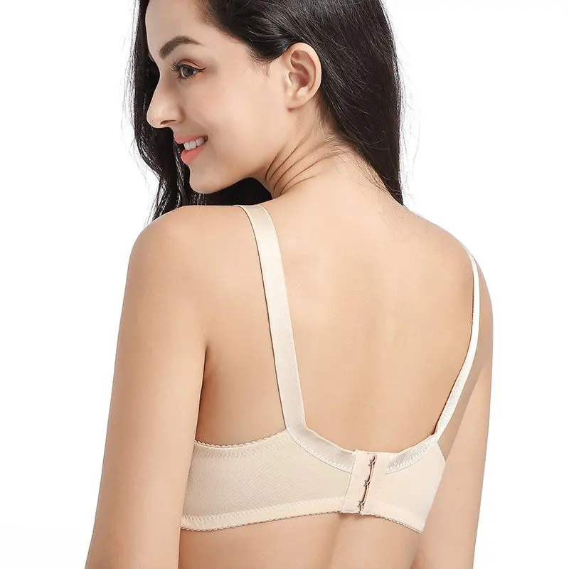 Womens Sexy Lingerie Deep V Breathable Plus Size Adjustable Cotton Bra Front Opening Buckle Cross No Steel Ring Underwear New
Womens Sexy Lingerie Deep V Breathable Plus Size Adjustable Cotton Bra Front Opening Buckle Cross No Steel Ring Underwear New