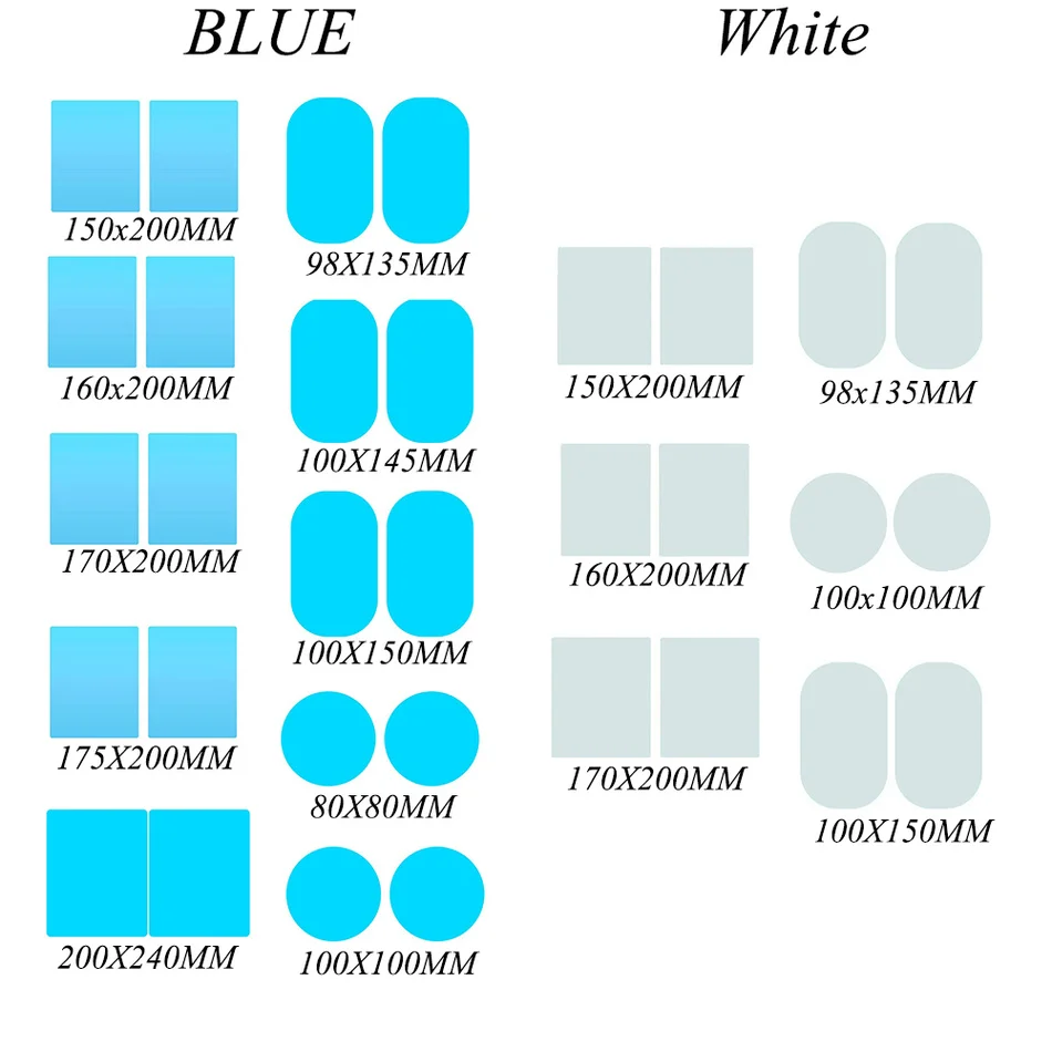 2PCS Anti Fog Car Rearview Mirror Window Clear Film Protective Rainproof Rear View Mirror Soft Film Auto Accessories Car Sticker 
2PCS Anti Fog Car Rearview Mirror Window Clear Film Protective Rainproof Rear View Mirror Soft Film Auto Accessories Car Sticker