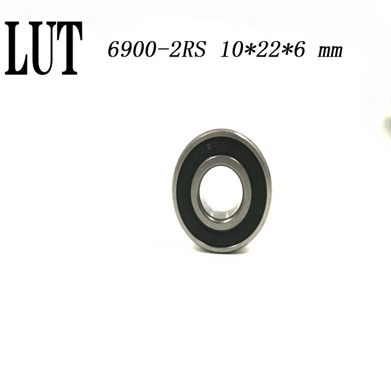 50PCS ABEC-5 6900 2RS 6900RS 6900-2RS 6900 RS 10x22x6 mm Thin Wall double Rubber seal Deep Groove Ball Bearing 
50PCS ABEC-5 6900 2RS 6900RS 6900-2RS 6900 RS 10x22x6 mm Thin Wall double Rubber seal Deep Groove Ball Bearing