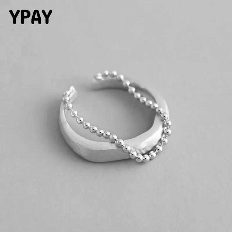YPAY 100% чистое серебро 925 пробы матовая поверхность маленькие круглые бусины цепочка кисточка Открытые Кольца для женщин Изящная Бижутерия Подарки YMR786
YPAY 100% чистое серебро 925 пробы матовая поверхность маленькие круглые бусины цепочка кисточка Открытые Кольца для женщин Изящная Бижутерия Подарки YMR786