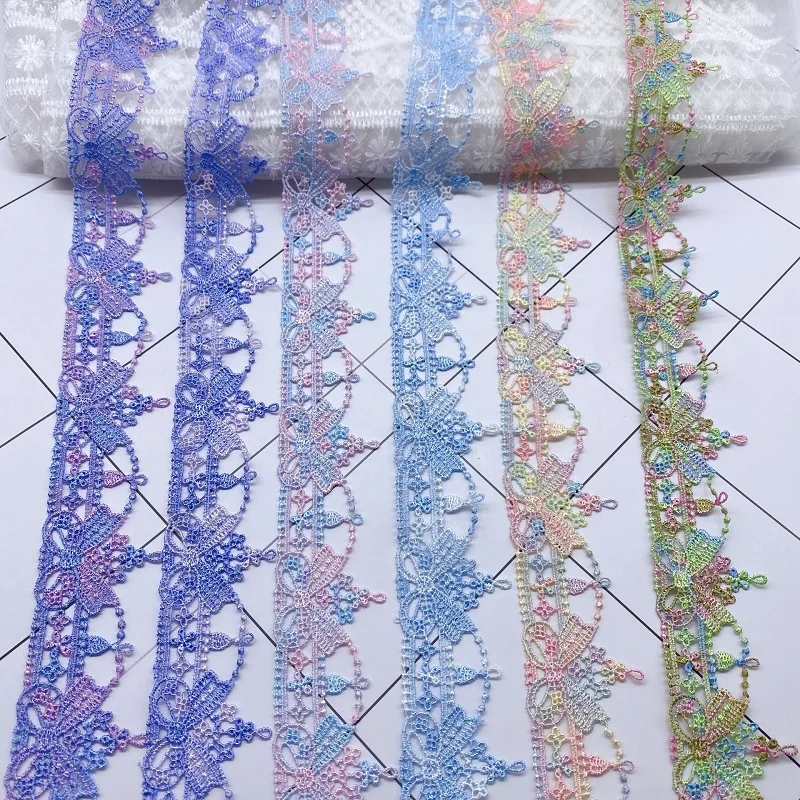 2 Yards Rainbow Lace Bowknot Unilateral Polyester Barcode Ribbon Color Wedding Accessories DIY Accessories
2 Yards Rainbow Lace Bowknot Unilateral Polyester Barcode Ribbon Color Wedding Accessories DIY Accessories