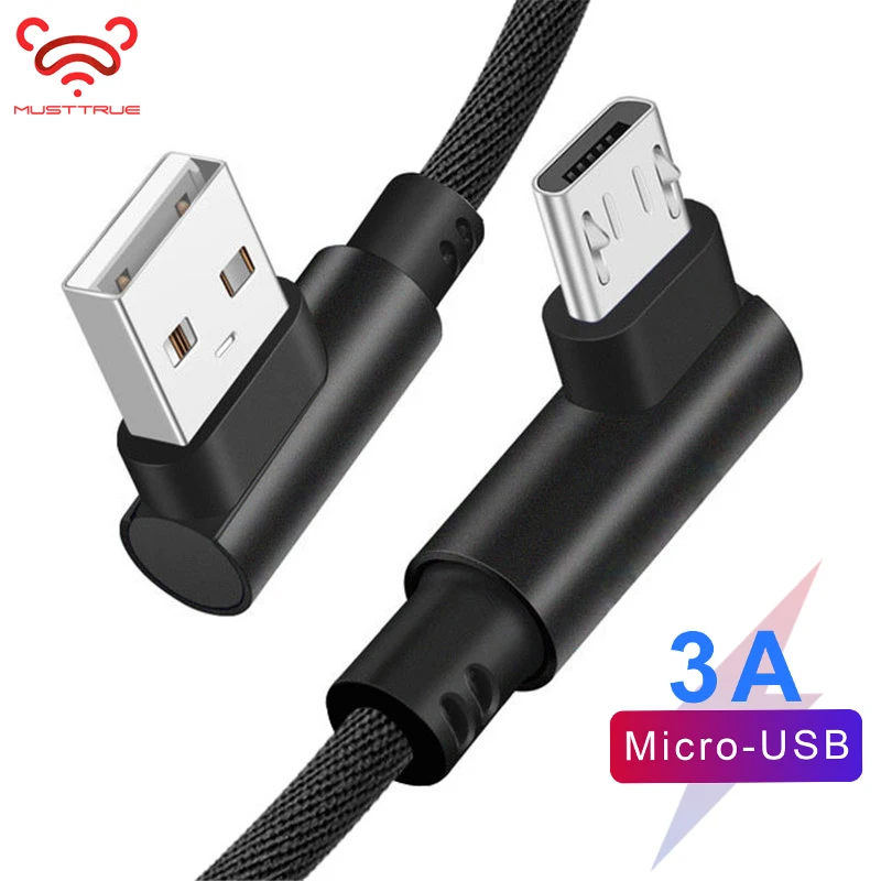 Кабель Micro USB MUSTTRUE для телефонов нейлоновый кабель быстрой зарядки и передачи