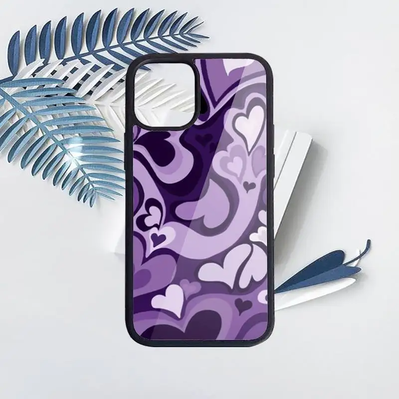 Purple Heart Swirl Pattern Cover Phone Case PC for iPhone 11 12 pro XS MAX 8 7 6 6S Plus X 5S SE 2020 XR Luxury brand funda
Purple Heart Swirl Pattern Cover Phone Case PC for iPhone 11 12 pro XS MAX 8 7 6 6S Plus X 5S SE 2020 XR Luxury brand funda