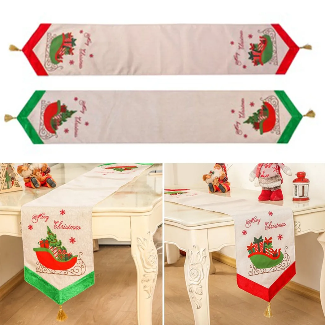 Christmas Linen Printed Table Runner Tablecloth Table Flag Hotel Home Birthday Party New Year Christmas Decortion
Christmas Linen Printed Table Runner Tablecloth Table Flag Hotel Home Birthday Party New Year Christmas Decortion