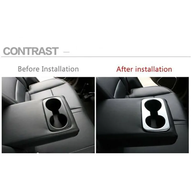 for Kia Sportage KX5 2015 2016 2017 2018 Car Interior Rear Water Cup Holder Cover Trim Frame Accessories 
for Kia Sportage KX5 2015 2016 2017 2018 Car Interior Rear Water Cup Holder Cover Trim Frame Accessories