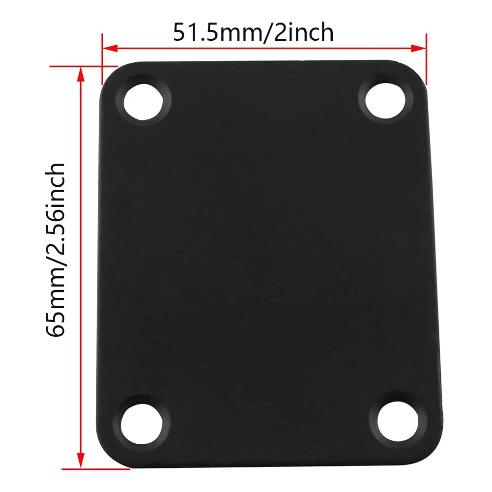 2PCS Guitar Neck Plate ST Electric Guitar Neck Plate 4-Hole Neck Joint Back Mounting Plate with Screws Parts for Guitar Bass
2PCS Guitar Neck Plate ST Electric Guitar Neck Plate 4-Hole Neck Joint Back Mounting Plate with Screws Parts for Guitar Bass