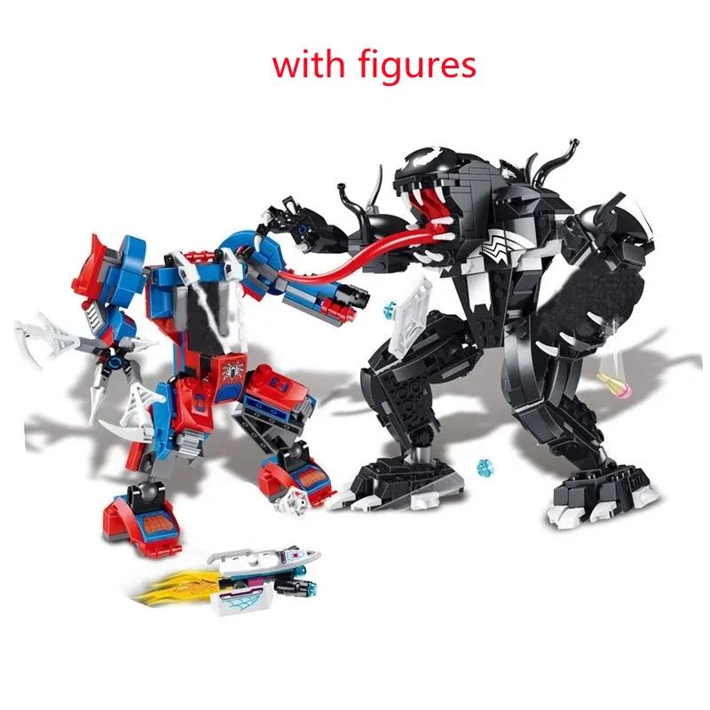 625PCS Spider-Man Mech vs. Venom Mech Building Block Toy Creative Series 76115 Assembled Building Block Children's Toy Gifts
625PCS Spider-Man Mech vs. Venom Mech Building Block Toy Creative Series 76115 Assembled Building Block Children's Toy Gifts