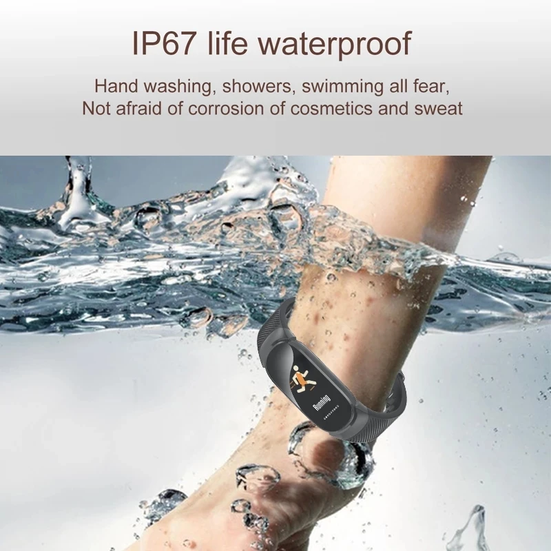 GEJIAN Smart Bracelet Women Men Smart Wristband Waterproof Sports smartwatch Heart Rate Blood Pressure Pedometer For Android iOS
GEJIAN Smart Bracelet Women Men Smart Wristband Waterproof Sports smartwatch Heart Rate Blood Pressure Pedometer For Android iOS