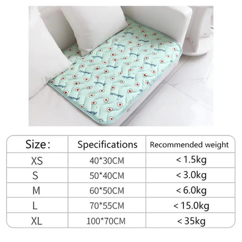Summer Cooling Pet Mat Reusable Dog Diaper Mat Waterproof Washable Puppy Pad Bed Super Soft Ice Silk Mats For Dog Pet Supplies
Summer Cooling Pet Mat Reusable Dog Diaper Mat Waterproof Washable Puppy Pad Bed Super Soft Ice Silk Mats For Dog Pet Supplies