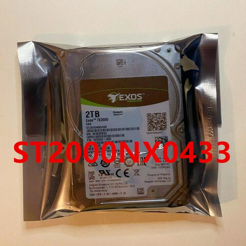 Original New HDD For Seagate 2TB 3.5" SAS 12 Gb/s 64MB 7200RPM For Internal HDD For Server HDD For ST2000NX0433
Original New HDD For Seagate 2TB 3.5" SAS 12 Gb/s 64MB 7200RPM For Internal HDD For Server HDD For ST2000NX0433