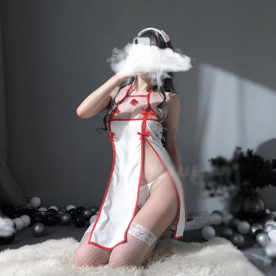 Women Sexy Lingeries Set Exotic Maid Waitress Servant Erotic Backless Nurse Uniform Cosplay Costume Fancy Dress Set Nightgowns
Women Sexy Lingeries Set Exotic Maid Waitress Servant Erotic Backless Nurse Uniform Cosplay Costume Fancy Dress Set Nightgowns
