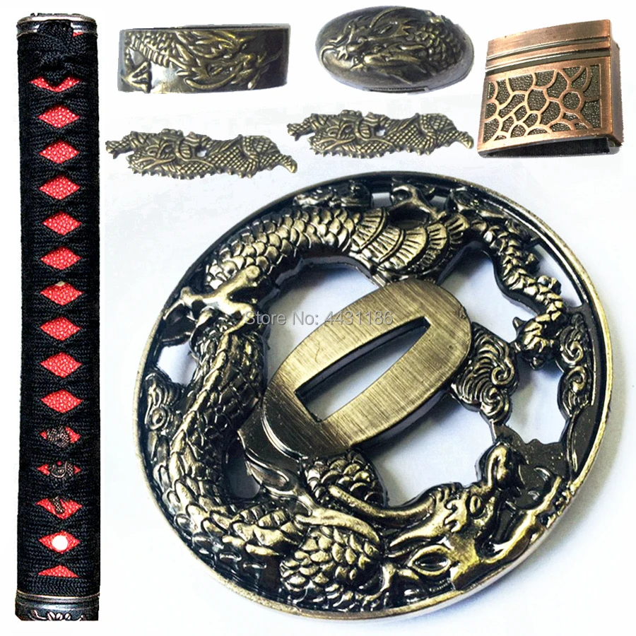 Защитный меч в стиле Дракона Для Катаны/вакидзаси набор аксессуаров для кирсита