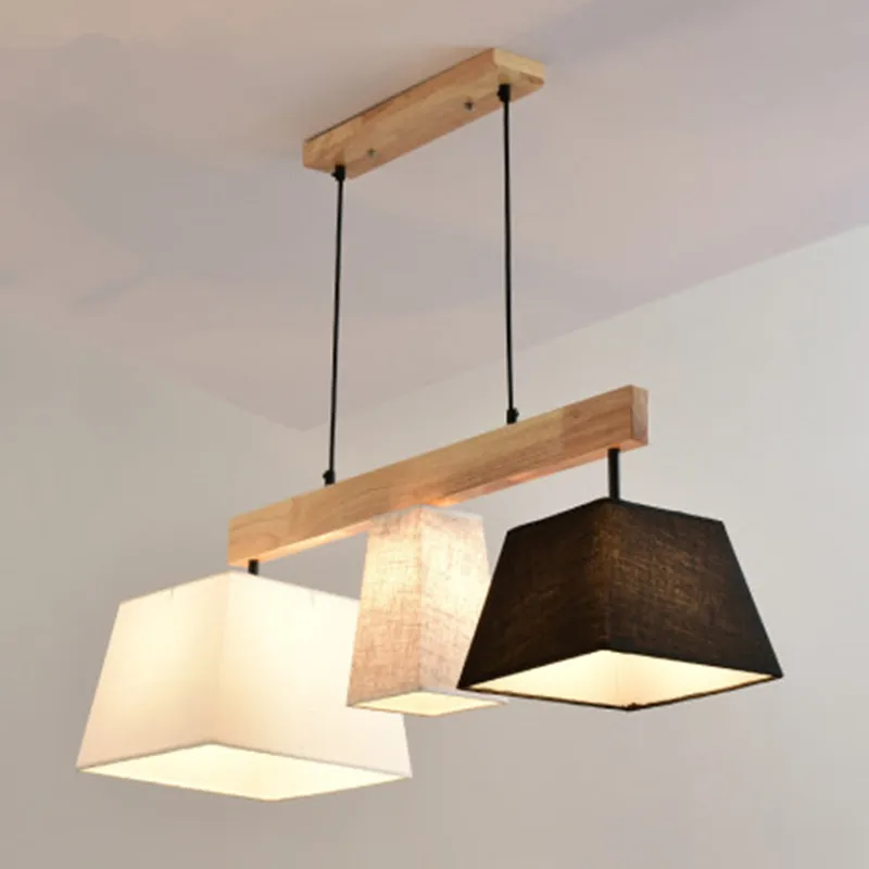 Modern Elegant Fabric Pendant Lights Lampadario Lampshades Bar Lamps Wood Kitchen Lighting Hanging Lamp For Dining Room 081
Modern Elegant Fabric Pendant Lights Lampadario Lampshades Bar Lamps Wood Kitchen Lighting Hanging Lamp For Dining Room 081