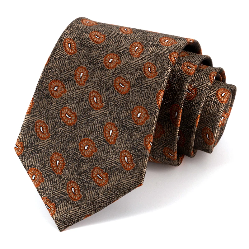 

Новый деловой рабочий галстук шириной 8 см роскошные галстуки для мужчин модный винтажный мужской подарок с коробкой