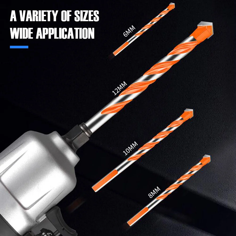 4/6 Pc Tungsten Carbide Triangle Bit Set Multifunction Metal Hole Saw Drilling Glass Ceramic Tile Stainless Steel Concrete Drill
4/6 Pc Tungsten Carbide Triangle Bit Set Multifunction Metal Hole Saw Drilling Glass Ceramic Tile Stainless Steel Concrete Drill