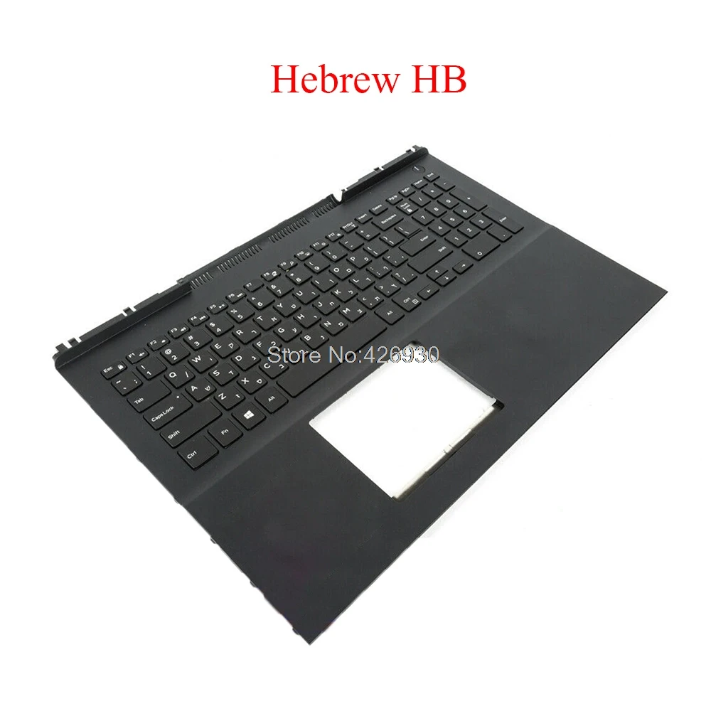 

Laptop Palmrest HB keyboard For DELL For Inspiron 15 7000 7566 7567 P65F 0MDC8K MDC8K 073YP6 73YP6 black with Hebrew new