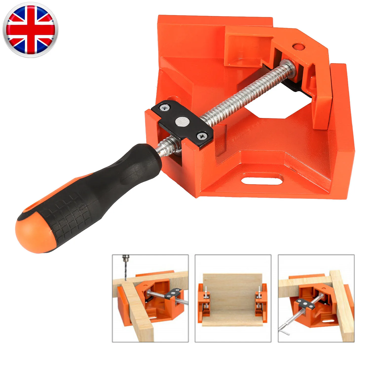 90 Degree Right Angle Clamp For Clamping Plastic Single Handle Corner Clip Framing Photo Joiner's Grip Woodworking Welding Metal
90 Degree Right Angle Clamp For Clamping Plastic Single Handle Corner Clip Framing Photo Joiner's Grip Woodworking Welding Metal
