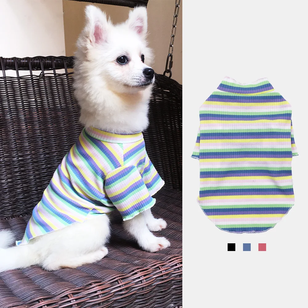 2021 new Dog clothes pet for small dogs Clothing cats french bulldog Hawaiian shirts alive Beach T-shirt Striped bottoming cute
2021 new Dog clothes pet for small dogs Clothing cats french bulldog Hawaiian shirts alive Beach T-shirt Striped bottoming cute