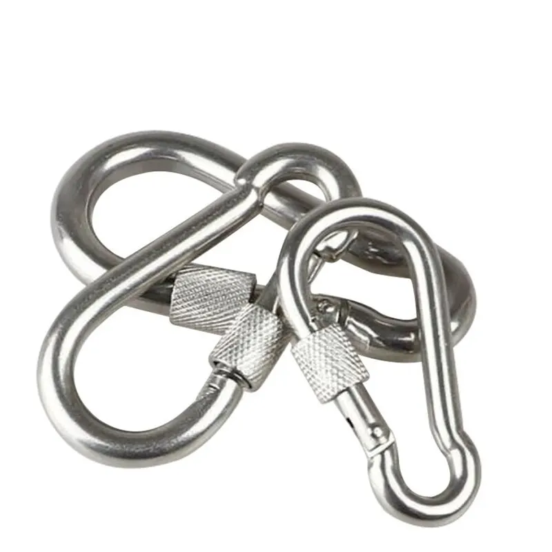 Multifunctional 304 Stainless Steel Carabiner Snap Hook Quick Link Lock Ring Hook Chain Fastener Hook
Multifunctional 304 Stainless Steel Carabiner Snap Hook Quick Link Lock Ring Hook Chain Fastener Hook