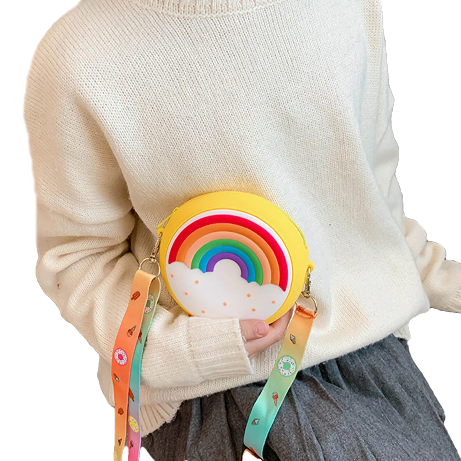 Cute Crossbody Bag Kid Toddler Girl Children Shoulder Handbag Adjustable Strap Holiday Travel Rainbow Printed Pocket Pack
Cute Crossbody Bag Kid Toddler Girl Children Shoulder Handbag Adjustable Strap Holiday Travel Rainbow Printed Pocket Pack