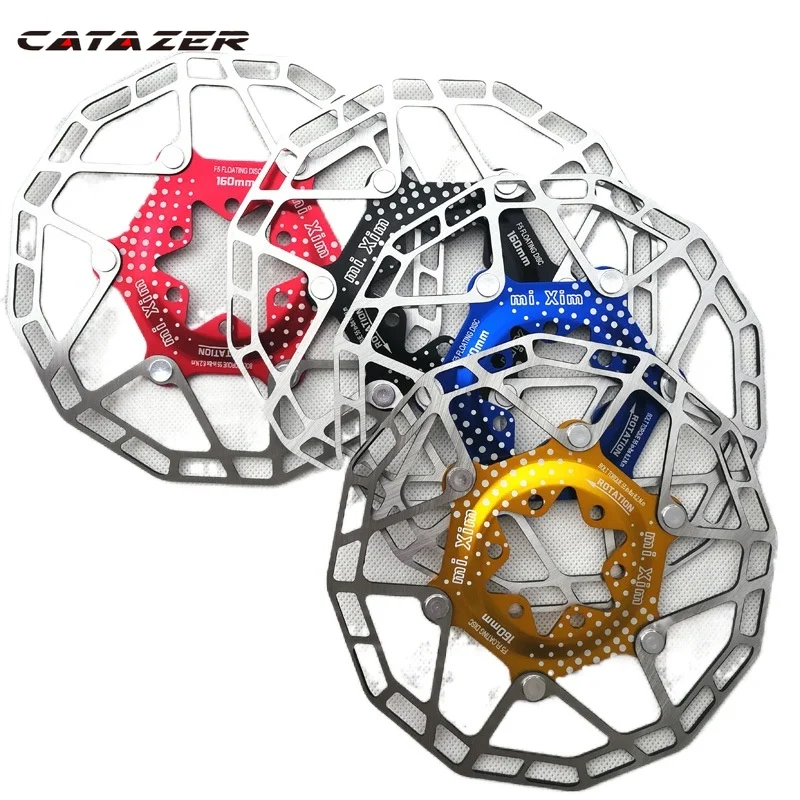 Catazer 160-F5 Bicycle Floating Brake Disc Float Ultralight MTB Mountain Bike Disc Brake Rotor 160mm 78-81g
Catazer 160-F5 Bicycle Floating Brake Disc Float Ultralight MTB Mountain Bike Disc Brake Rotor 160mm 78-81g