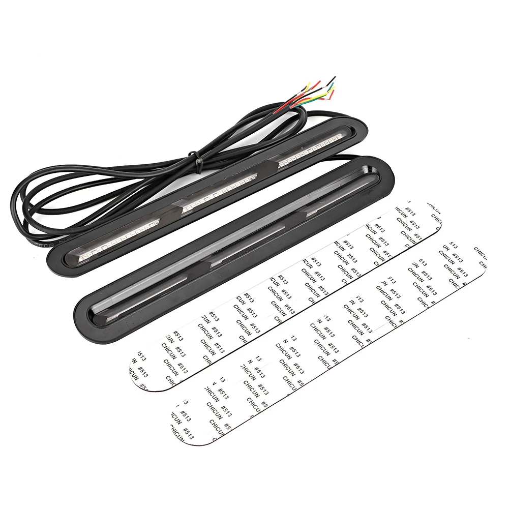 2pcs 3-in-1 Brake Lights Multi-Functional 60 LEDs Flowing Turn Signal Lamp Universal
2pcs 3-in-1 Brake Lights Multi-Functional 60 LEDs Flowing Turn Signal Lamp Universal