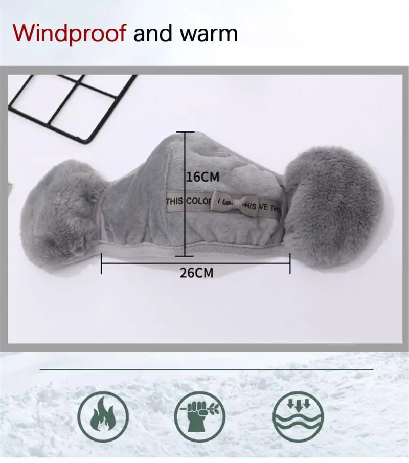Flexible Adult Face Covering with Earmuffs, Cute Reusable Washable Face Covering Windproof Warm Bandana for Outdoor Activities
Flexible Adult Face Covering with Earmuffs, Cute Reusable Washable Face Covering Windproof Warm Bandana for Outdoor Activities