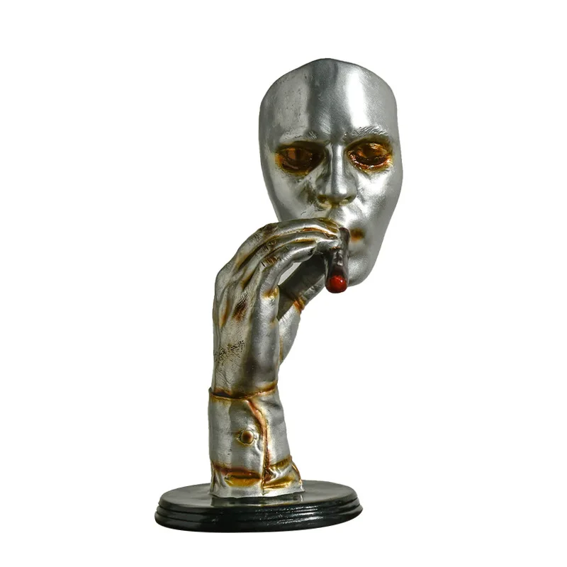 Creative Artist Home Crafts Retro Abstract Smoking Man Decoration Living Room Wine Cabinet Desktop Home Furnishing Home Decor
Creative Artist Home Crafts Retro Abstract Smoking Man Decoration Living Room Wine Cabinet Desktop Home Furnishing Home Decor