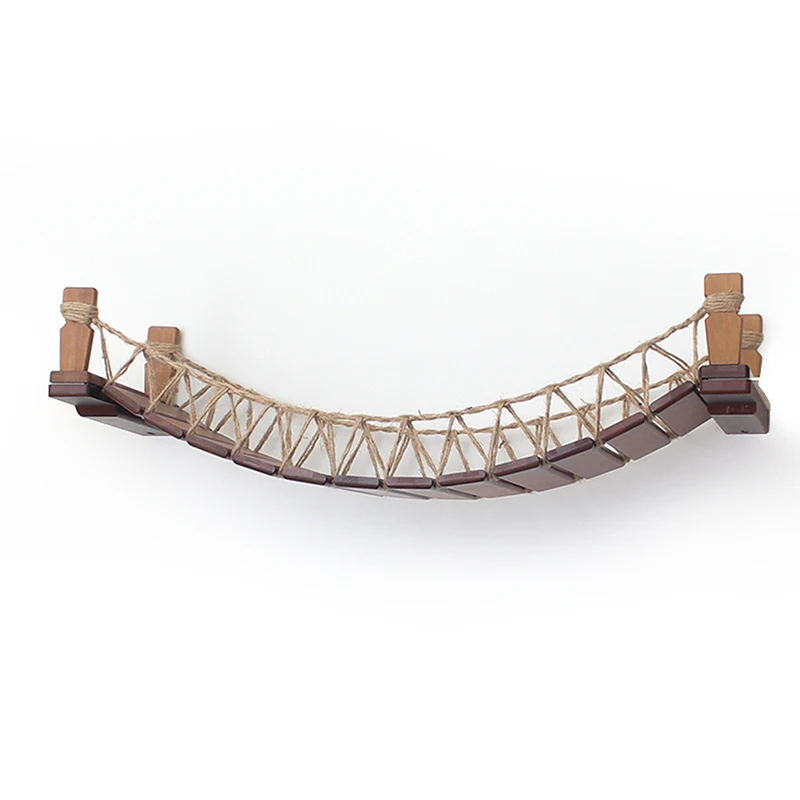Cat Suspension Bridge Hemp Rope Soft Ladder Solid Wood Cat Wall Cat Climbing Frame Pet Furniture Wall-mounted Cat Climbing Frame
Cat Suspension Bridge Hemp Rope Soft Ladder Solid Wood Cat Wall Cat Climbing Frame Pet Furniture Wall-mounted Cat Climbing Frame
