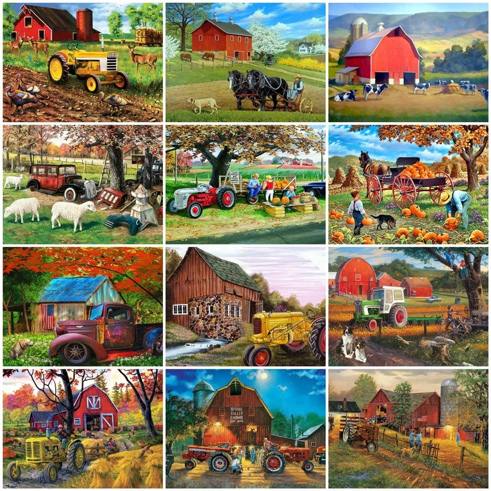 Sontonga 5D Diy Diamond Painting Farm House Diamond Mosaic Embroidery Landscape Hobby and Needlework Bedroom Decoration
Sontonga 5D Diy Diamond Painting Farm House Diamond Mosaic Embroidery Landscape Hobby and Needlework Bedroom Decoration