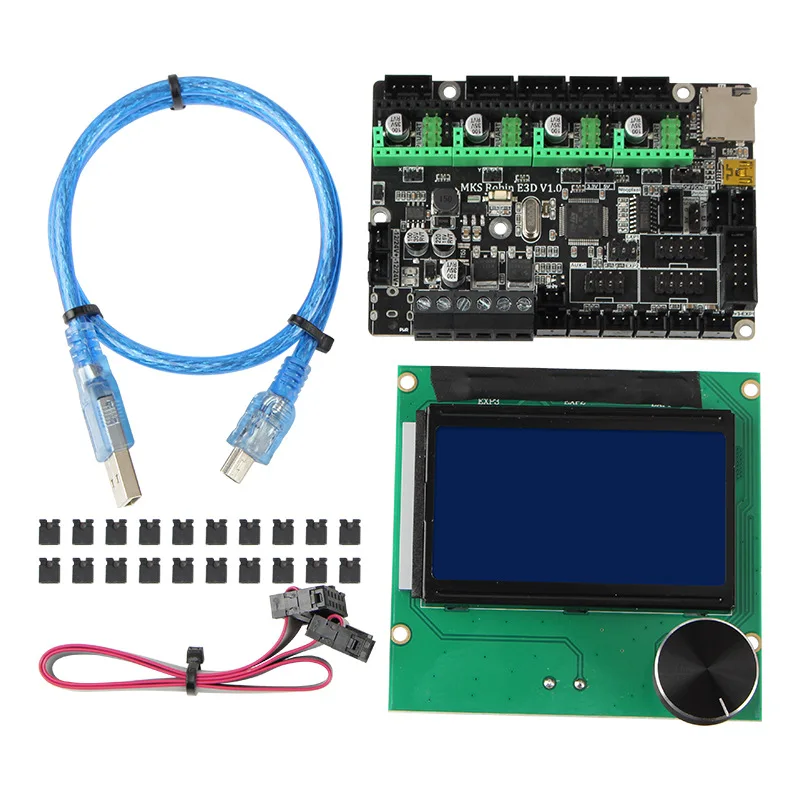 Детали для 3D-принтера Creality Ender 3 Ender 3S CR 10 CR 10S MKS Robin E3D v1.0 материнская плата с цветным сенсорным дисплеем
Детали для 3D-принтера Creality Ender 3 Ender 3S CR 10 CR 10S MKS Robin E3D v1.0 материнская плата с цветным сенсорным дисплеем