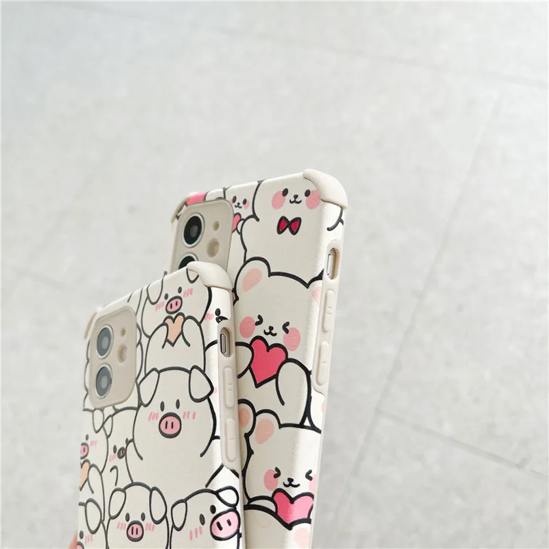 Cartoon Line animal Phone Case for iphone 12 Pro Max 11 Pro Max X XS XR 7 8 Plus 12mini Case bear Soft IMD Silicon Back Cover
Cartoon Line animal Phone Case for iphone 12 Pro Max 11 Pro Max X XS XR 7 8 Plus 12mini Case bear Soft IMD Silicon Back Cover