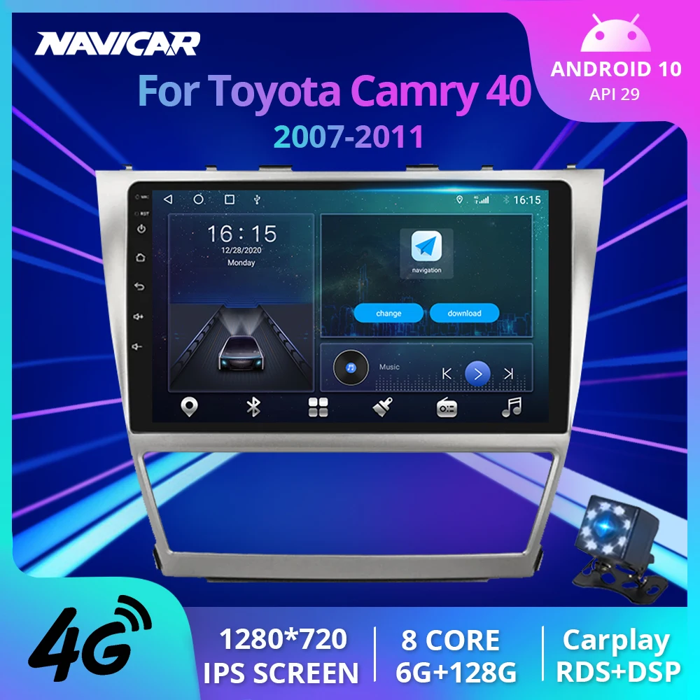 2 Din Android 10 автомобильное радио для Toyota Camry 40 2007-2011 GPS-навигация стерео приемник автомобильное радио Bluetooth плеер автомобильное стерео 4G
2 Din Android 10 автомобильное радио для Toyota Camry 40 2007-2011 GPS-навигация стерео приемник автомобильное радио Bluetooth плеер автомобильное стерео 4G