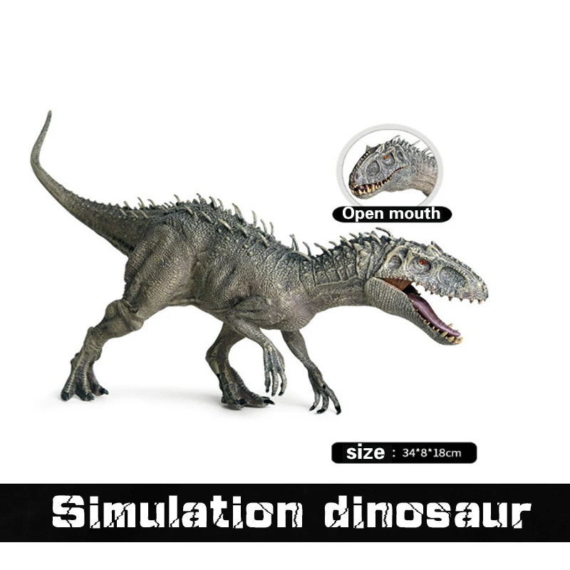 Dinossauro Jurassiced Indominus Рекс Mosasaurus карнотавр фигурки с открытым носом мир динозавров