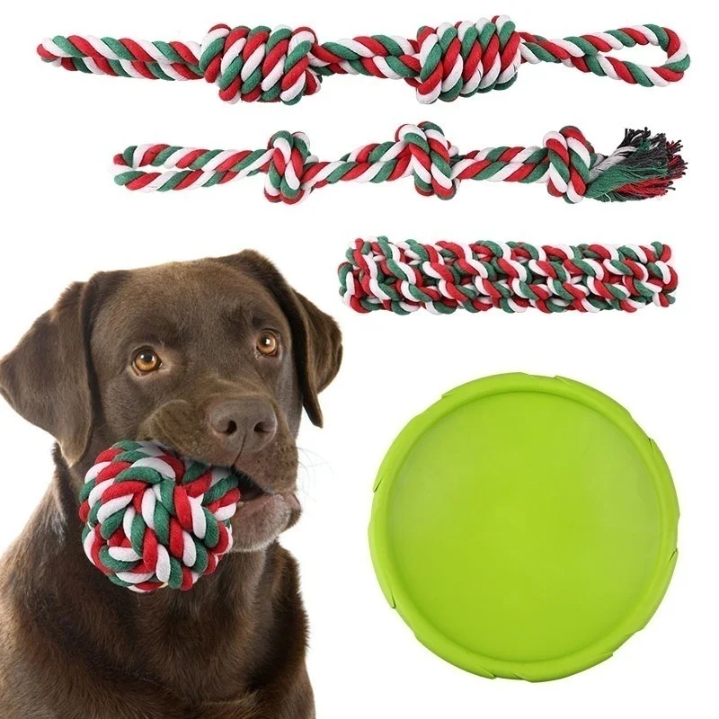 Dog Rope Toys Dog Rope Chewing Toys for Playtime Teeth Cleaning Tough Dog Toys Dog Ball Toy Tug of War Rope Toy Flying Disc
Dog Rope Toys Dog Rope Chewing Toys for Playtime Teeth Cleaning Tough Dog Toys Dog Ball Toy Tug of War Rope Toy Flying Disc