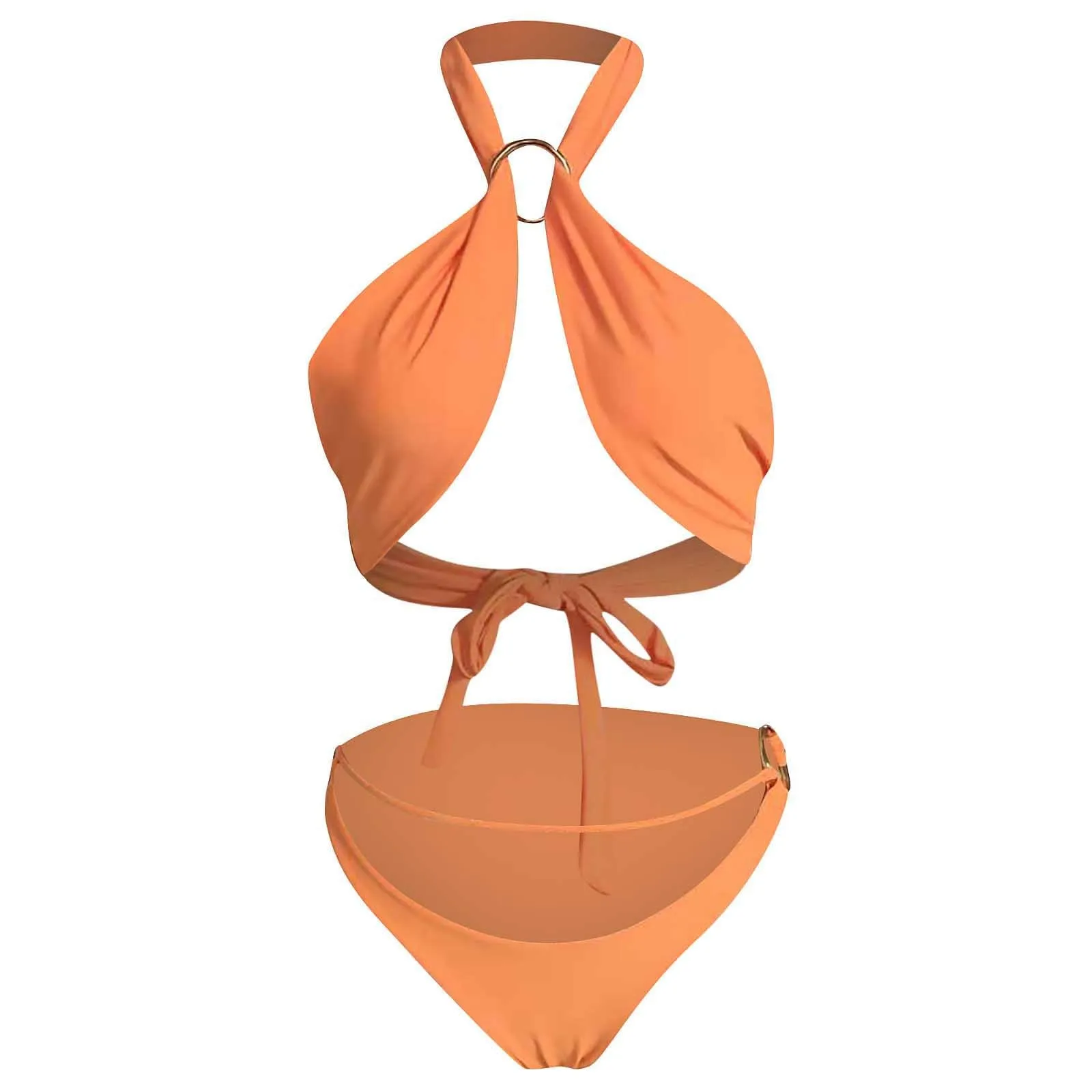 Women's Bralette Gathered Sexy Solid Color Backless Split Bikini Swimsuit Ross Back One-piece Beach Bathing Suit
Women's Bralette Gathered Sexy Solid Color Backless Split Bikini Swimsuit Ross Back One-piece Beach Bathing Suit