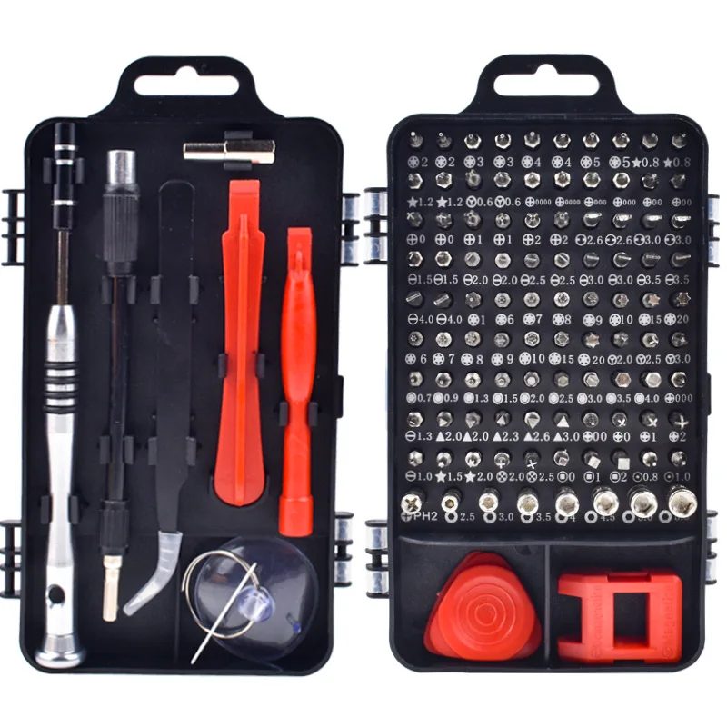 112 In 1 Phone Repair Tool Screwdriver Set Hand Tool Precision Screwdriver Computer Repair Magnetic Screwdriver Bit Tools Kit
112 In 1 Phone Repair Tool Screwdriver Set Hand Tool Precision Screwdriver Computer Repair Magnetic Screwdriver Bit Tools Kit