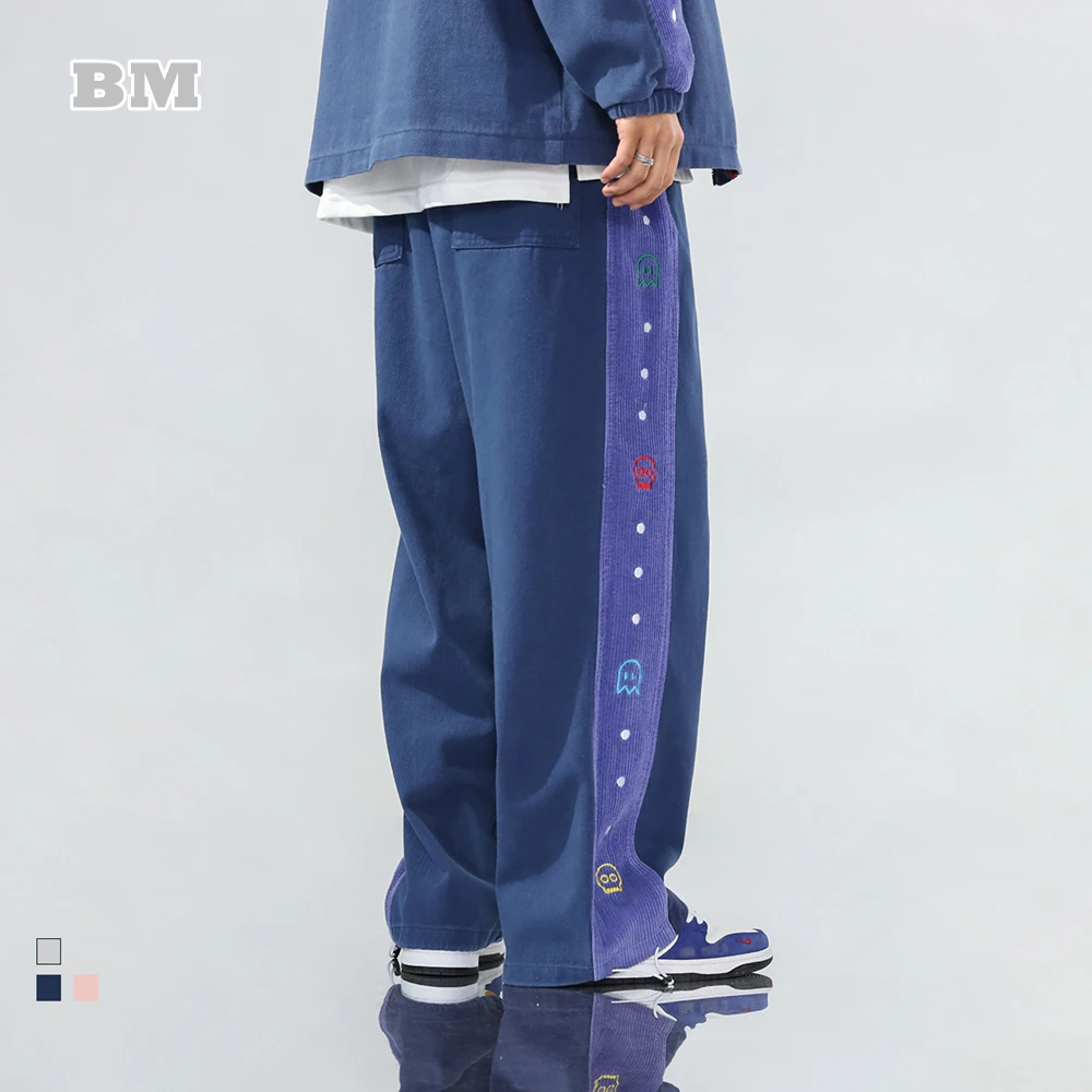 Корейские модные вельветовые Лоскутные прямые спортивные брюки для мальчиков хип-хоп свободные джоггеры Мужская Уличная одежда повседнев...
Корейские модные вельветовые Лоскутные прямые спортивные брюки для мальчиков хип-хоп свободные джоггеры Мужская Уличная одежда повседнев...